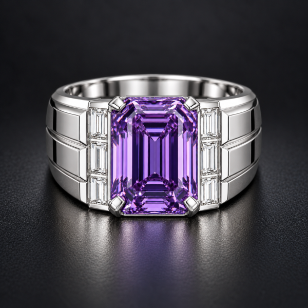 男戒→彩鑽→祖母綠形 